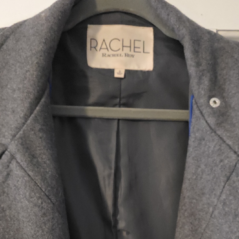 RACHEL Rachel Roy Charcoal Trench Coat